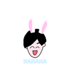 うさぎ男子（個別スタンプ：1）