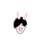 うさぎ男子（個別スタンプ：3）