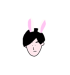 うさぎ男子（個別スタンプ：4）