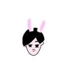 うさぎ男子（個別スタンプ：7）