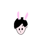 うさぎ男子（個別スタンプ：8）