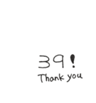 ひとことモノクロ英語-吹き出し風-@sei（個別スタンプ：1）