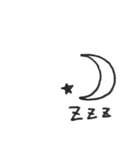 ひとことモノクロ英語-吹き出し風-@sei（個別スタンプ：32）