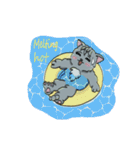 サッドキャットアート（個別スタンプ：39）