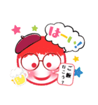 赤毛の赤眼鏡っ娘（個別スタンプ：20）