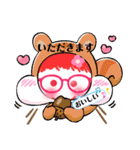 赤毛の赤眼鏡っ娘（個別スタンプ：26）