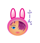 着ぐるみウサギくん（個別スタンプ：3）