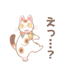 ふんわり招き猫ちゃんスタンプ（個別スタンプ：12）