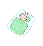 Rabbit tired from day to day（個別スタンプ：2）