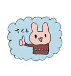 Rabbit tired from day to day（個別スタンプ：12）