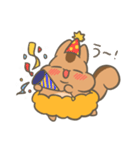 太っちょリスのうにょ（個別スタンプ：15）