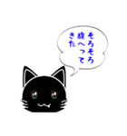 生意気な黒猫のなま太郎（個別スタンプ：3）