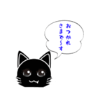 生意気な黒猫のなま太郎（個別スタンプ：5）