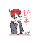 赤と青と黄のスタンプ（個別スタンプ：6）