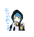 赤と青と黄のスタンプ（個別スタンプ：8）
