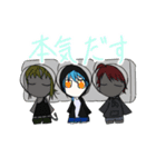 赤と青と黄のスタンプ（個別スタンプ：21）