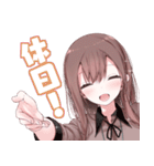 会社に行きたくないOLちゃんスタンプ2（個別スタンプ：12）