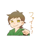 ほがらか剣道男女スタンプ（個別スタンプ：22）