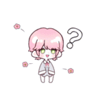 青くんと桃くん（個別スタンプ：9）