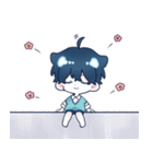 青くんと桃くん（個別スタンプ：15）