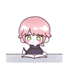 青くんと桃くん（個別スタンプ：16）