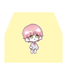 青くんと桃くん（個別スタンプ：25）