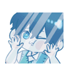 青くんと桃くん（個別スタンプ：31）