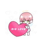 青くんと桃くん（個別スタンプ：32）