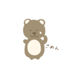 くまとおまけのうさぎ（個別スタンプ：10）