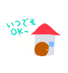 ぬりえくんのまるいスタンプ2（個別スタンプ：31）