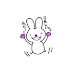 きばうさぎ 甘えたい日常（個別スタンプ：3）