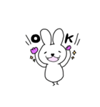 きばうさぎ 甘えたい日常（個別スタンプ：12）