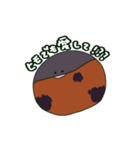 アカハラちゃんのひとりごと（個別スタンプ：1）