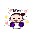 LOVE！チアダンス 紫ポンポン（個別スタンプ：10）