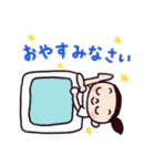 LOVE！チアダンス 紫ポンポン（個別スタンプ：19）