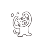 トラくんとトラちゃんのスタンプ（個別スタンプ：3）