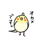 毎日がオカメインコ（個別スタンプ：1）