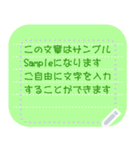 ふせん紙にお好きな文字でmemo（個別スタンプ：5）