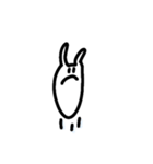 白いウサギで表現（個別スタンプ：5）