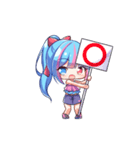 あみりちゃんスタンプ⑦♥（個別スタンプ：1）