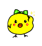 黄ヒナのスタンプ（個別スタンプ：1）