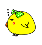 黄ヒナのスタンプ（個別スタンプ：6）