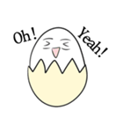 愉快な卵（個別スタンプ：1）