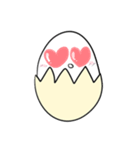 愉快な卵（個別スタンプ：3）