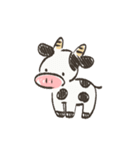 ベランダ牛（個別スタンプ：1）