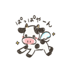ベランダ牛（個別スタンプ：3）