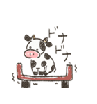 ベランダ牛（個別スタンプ：6）