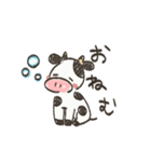 ベランダ牛（個別スタンプ：25）