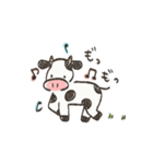 ベランダ牛（個別スタンプ：30）