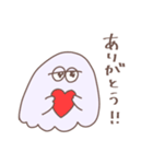 ゆるっとおばけさん（個別スタンプ：3）